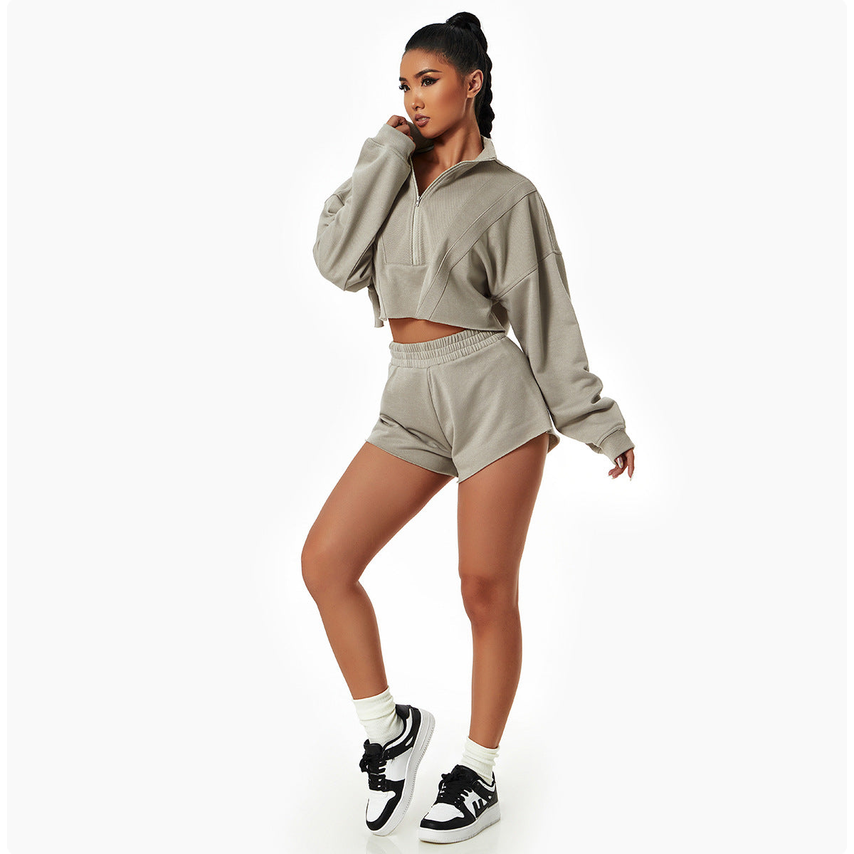 Crop Top Jogger Set